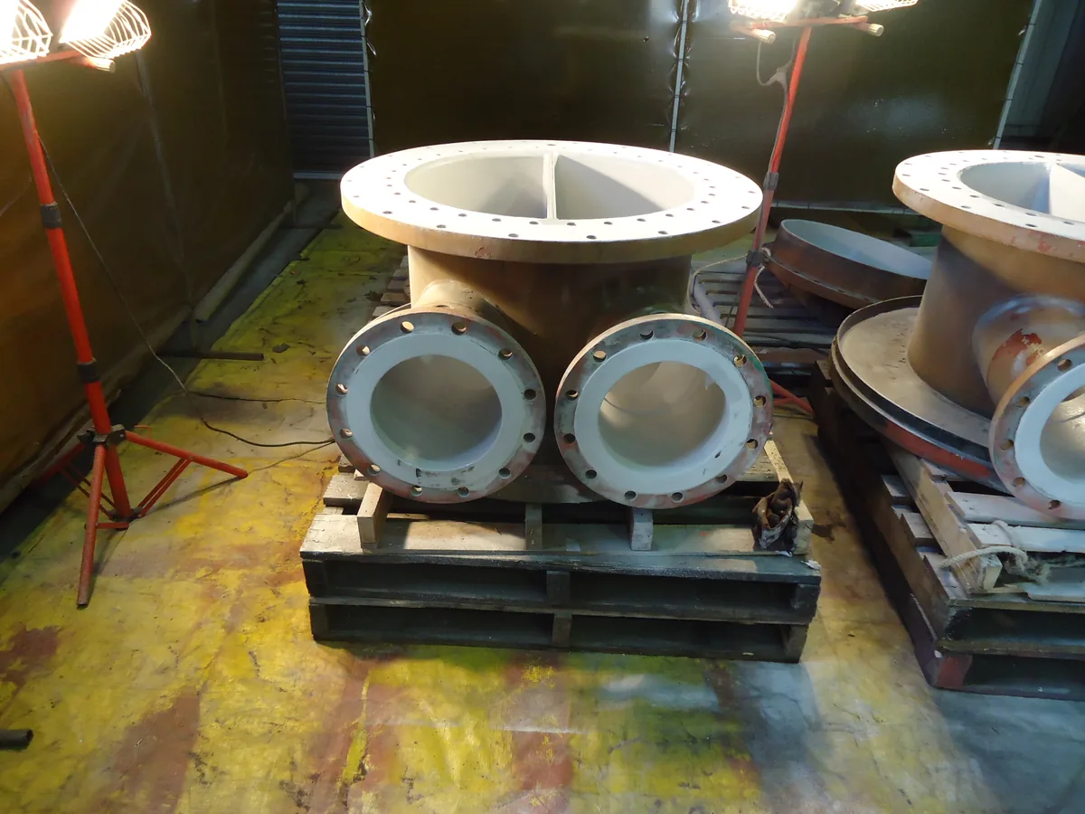 Electrical Water Box Internal Blast & Coat