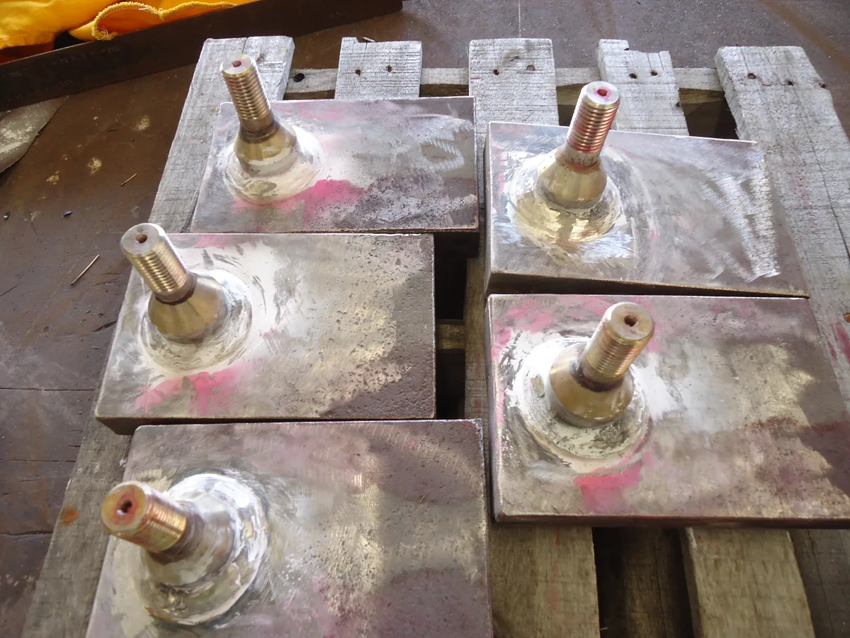 Sand Cast 316L S/S Anode Blocks