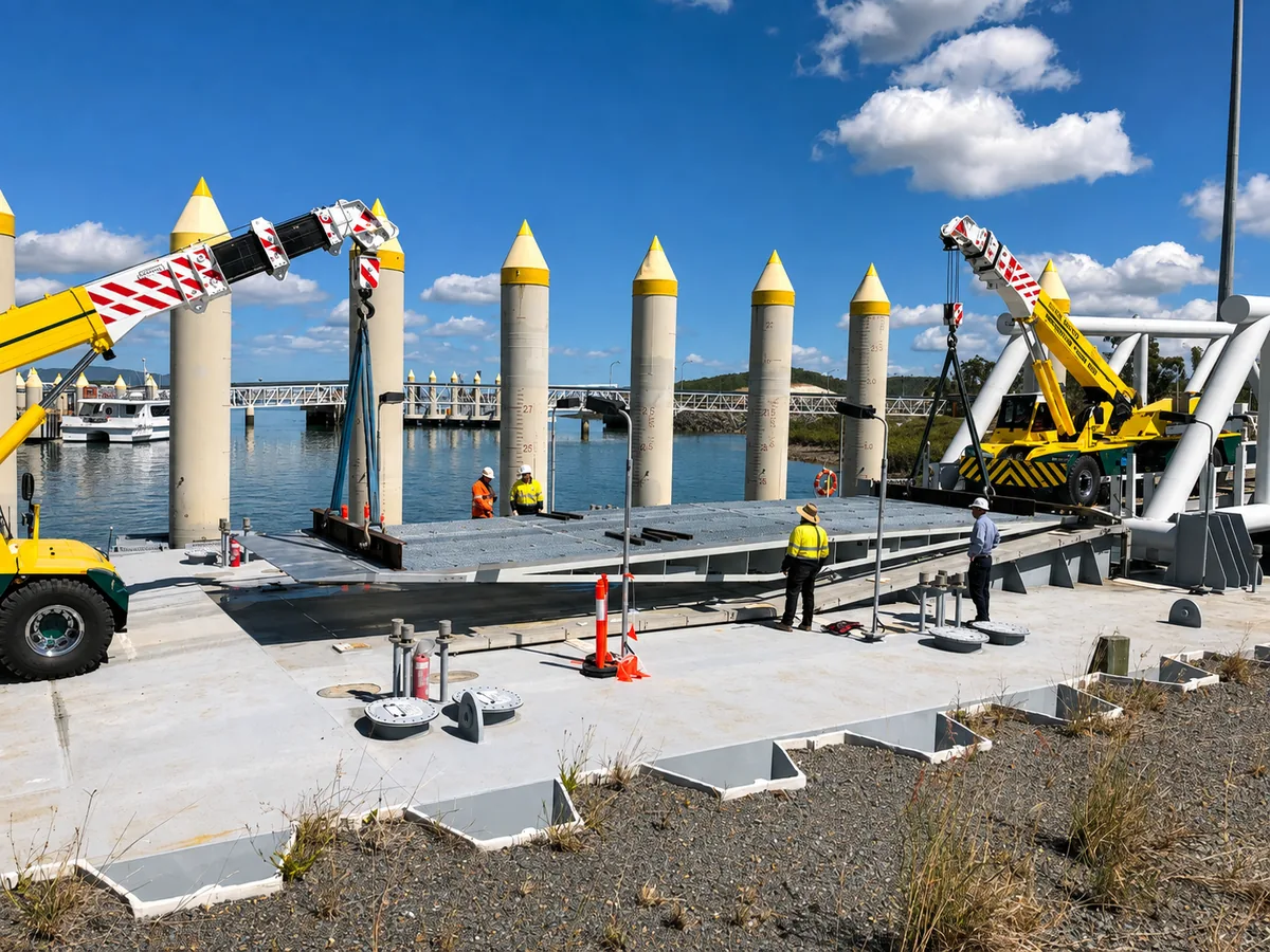 Barge Berthing Access Ramp