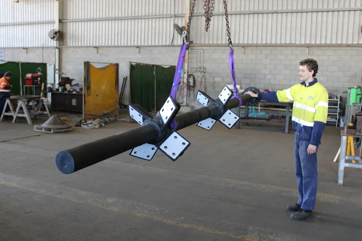 Ash Agitator Shaft (Rubber Lined)