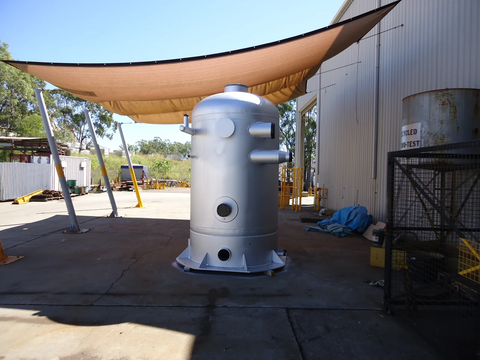 Steam Blowdown Pressure Vessel